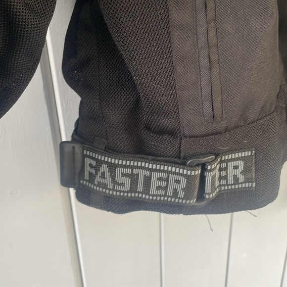 Bull Faster Textile Motorcycle Jacket ‘Live to Ride’ Eagle Black Men’s Small - Picture 8 of 11